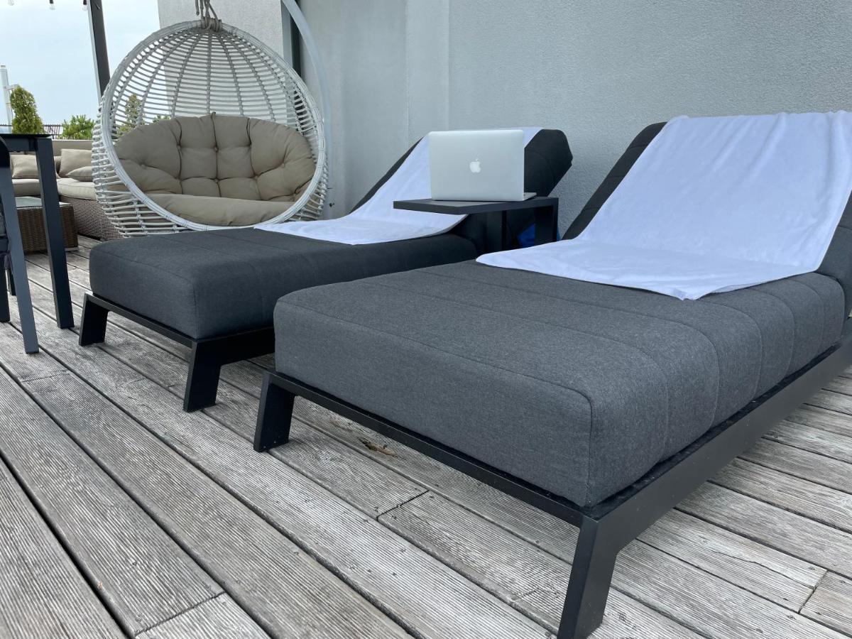 Apartamento Sea View Penthouse Terrace Palanga Old Town Exterior foto