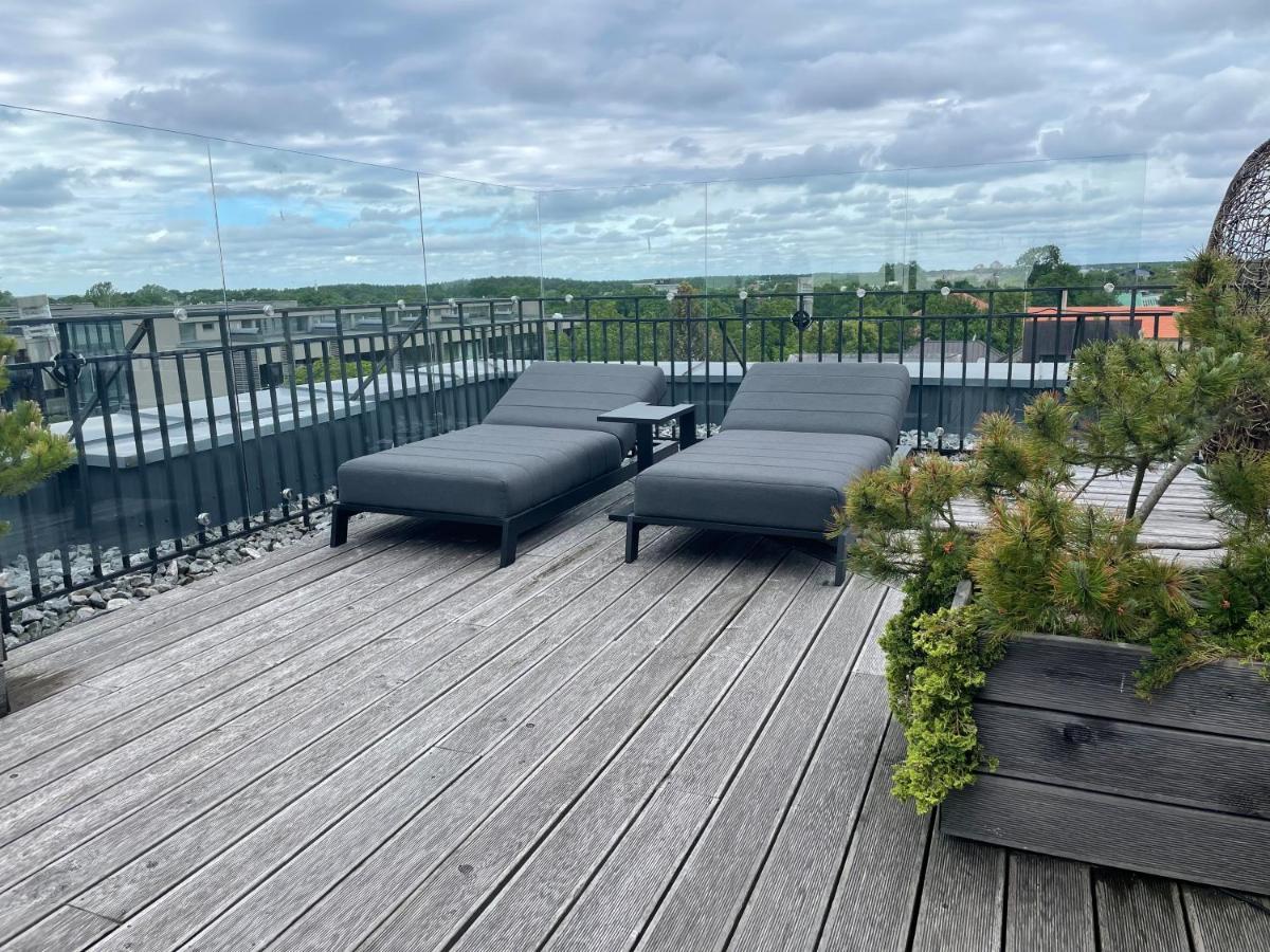 Apartamento Sea View Penthouse Terrace Palanga Old Town Exterior foto