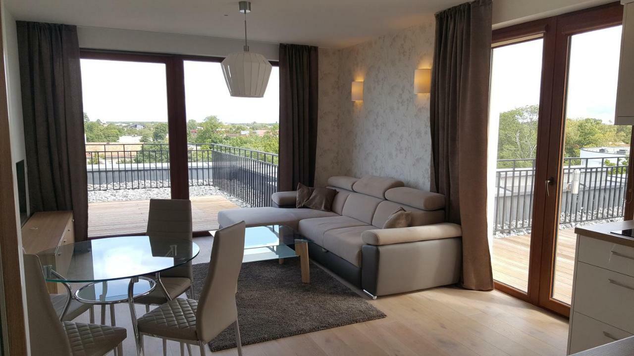 Apartamento Sea View Penthouse Terrace Palanga Old Town Exterior foto